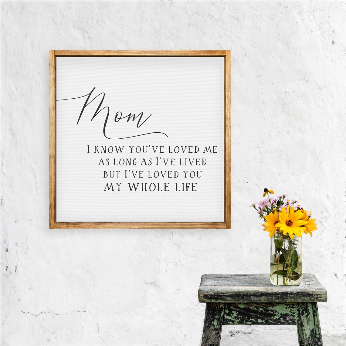 I've Loved You My Whole Life Mother's Day Print - Image 3