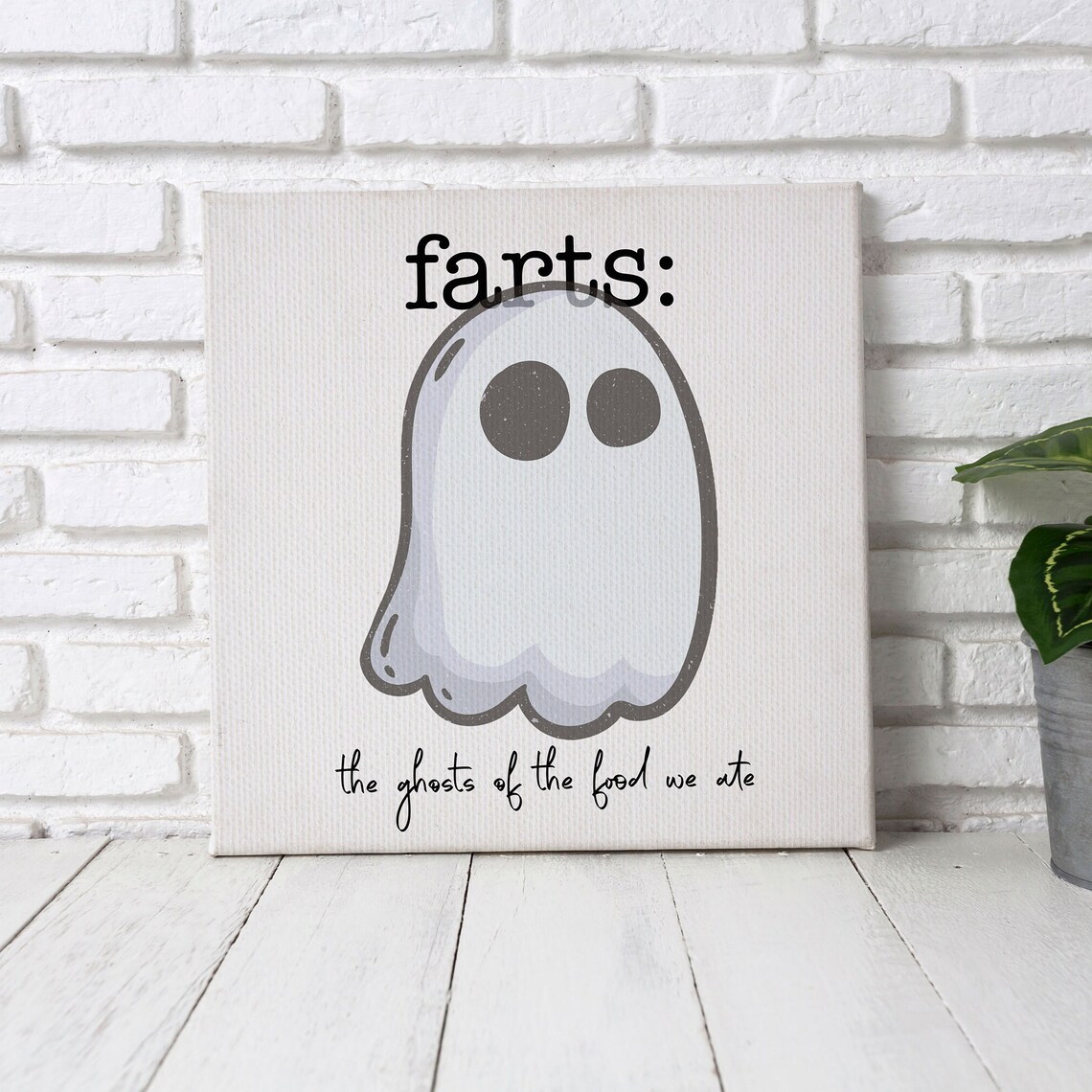 Farts Funny Bathroom Fall Decor, Poster Print - Image 3
