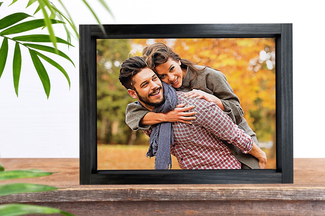 Personalized Oil-Effect Portrait Wall Art Print