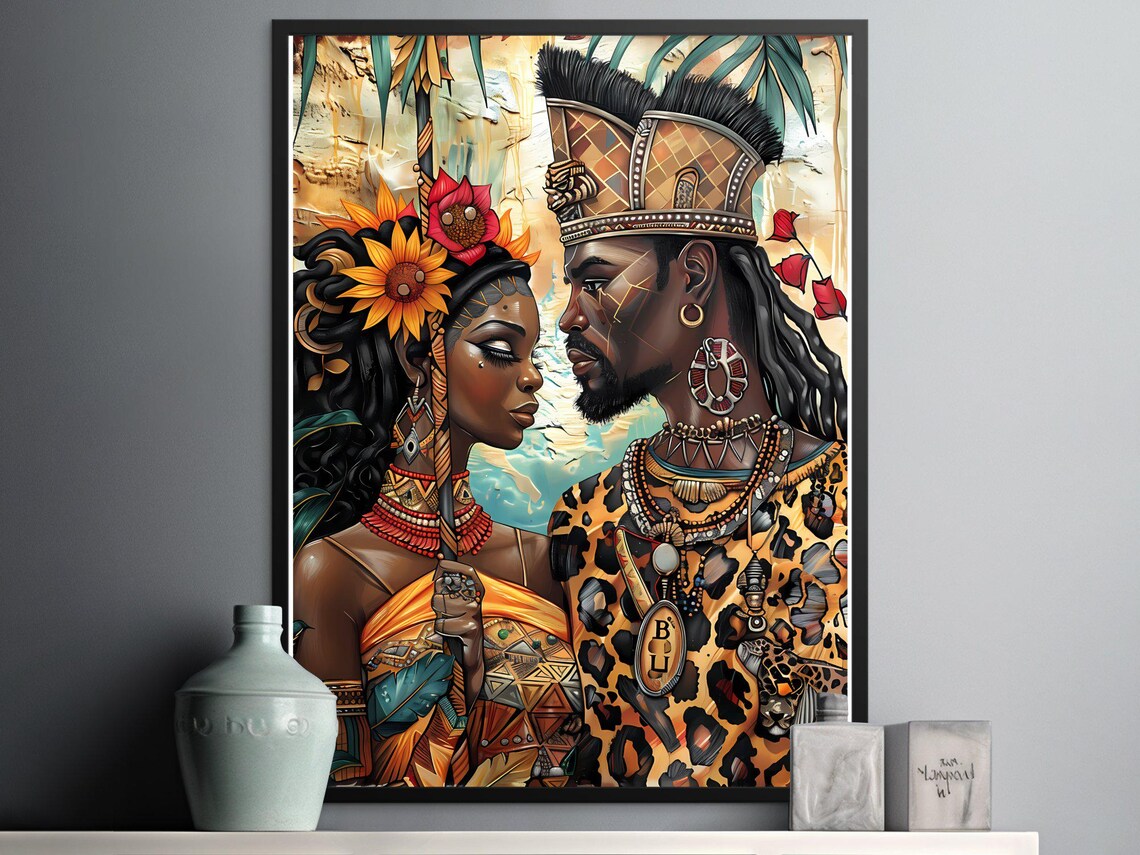 African Santeria, Cuban Yoruba Orishas Spiritual Art - Image 2