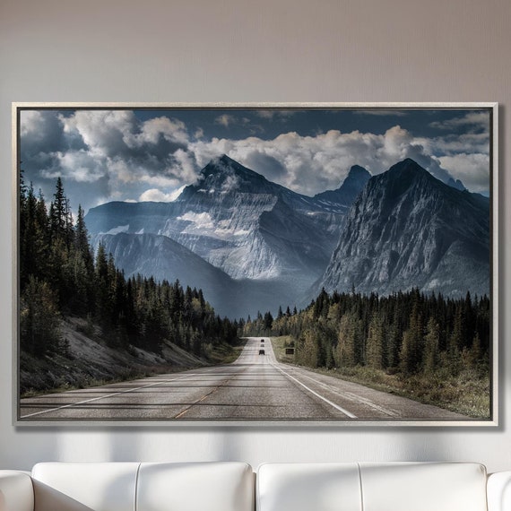 Mountain Road Wall Art Highway Print Road Wall Art Country Road Wall Decor Road Wall Decor Extra Large Wall Art Ready To Hang Print