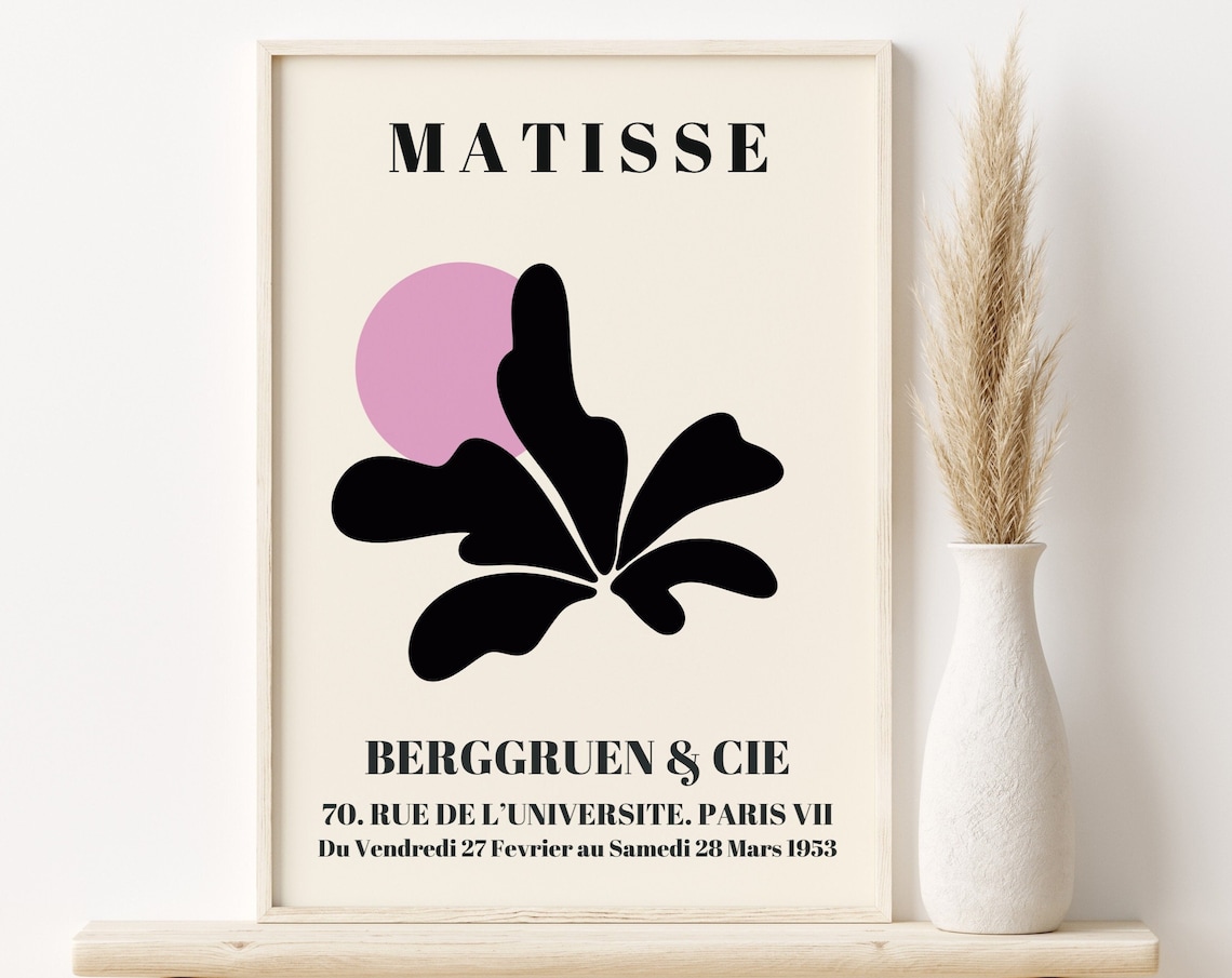 Matisse Art Gallery Poster, Berggruen Cie
