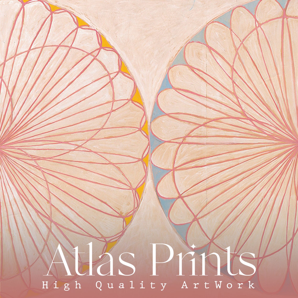 Hilma Af Klint The Ten Largest No 9 Old Age 1907 Pink Abstract Poster - Image 5