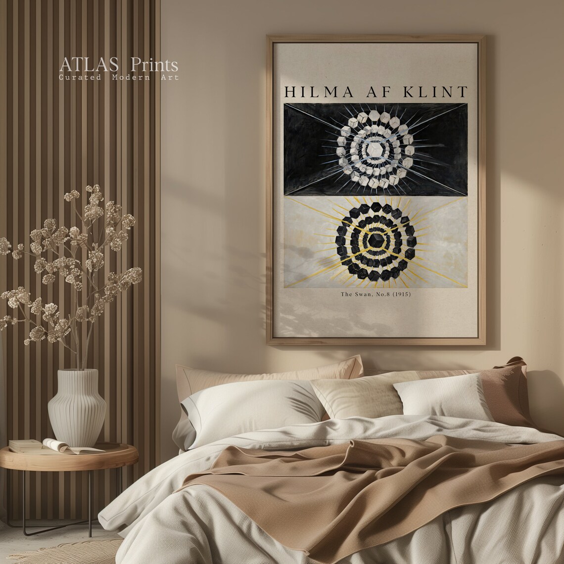 Hilma af Klint The Swan No 8 Twin Cube Orbs Abstract Art Poster - Image 3