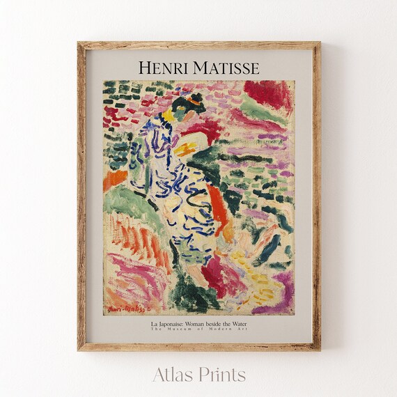 Henri Matisse Print Colorful Modern Living Room Decor Abstract Landscape Painting Minimalist Wall Art