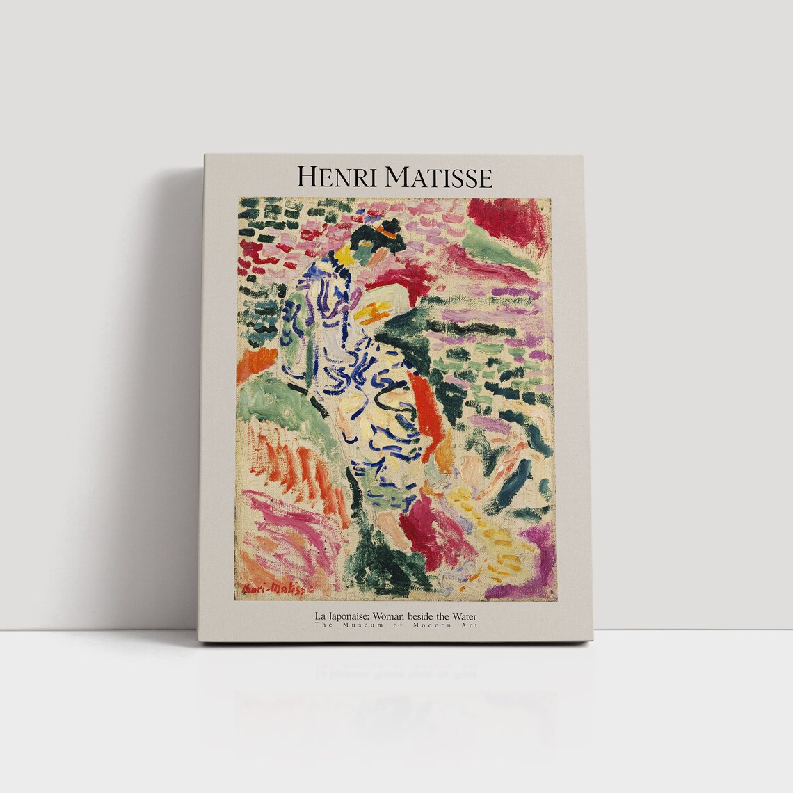 Henri Matisse La Japonaise Woman Beside Water Fauvist Art Print - Image 2