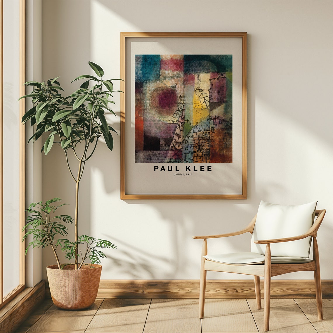 Paul Klee Untitled 1914 Patchwork Color Blocks Abstract Poster - Image 3