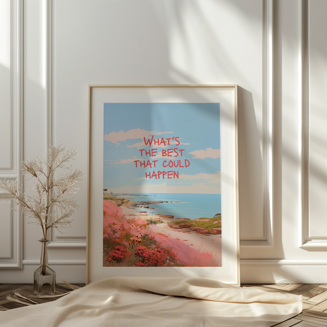 What’s The Best That Could Happen Retro Beach Print - Image 2