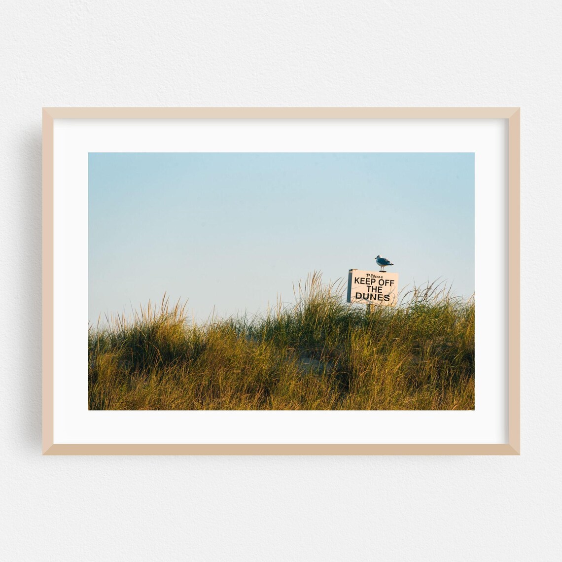 New York Beach Minimalist Nature Landscape Poster