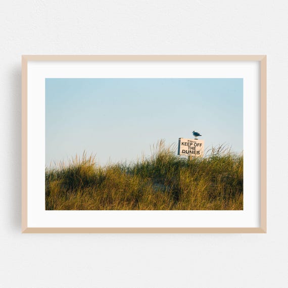 New York Beach Minimalist Nature Landscape Poster