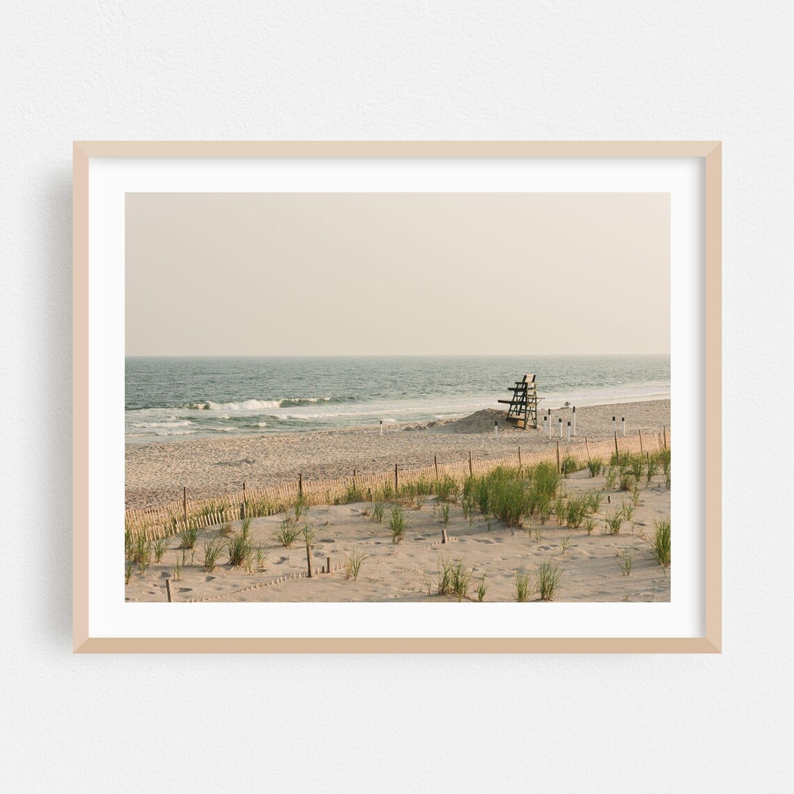 Fire Island Print New York Coastal Travel Poster