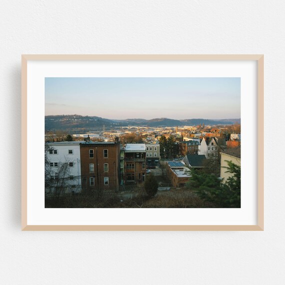 Pittsburgh Pennsylvania River City Skyline Scenic Photo Poster