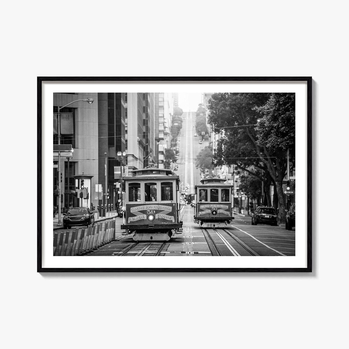San Francisco Black And White Travel Poster No. 2