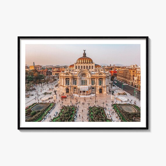 Palacio de Bellas Artes Mexico City Golden Dome Photo Poster