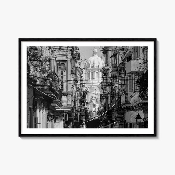 Havana Travel Map Poster Print