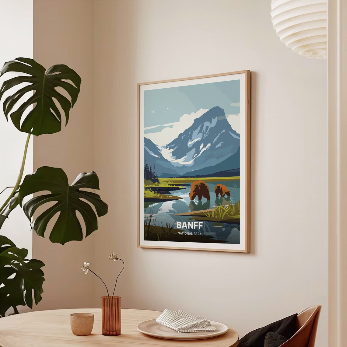 Banff National Park Landscape Home Decor Poster - Image 2