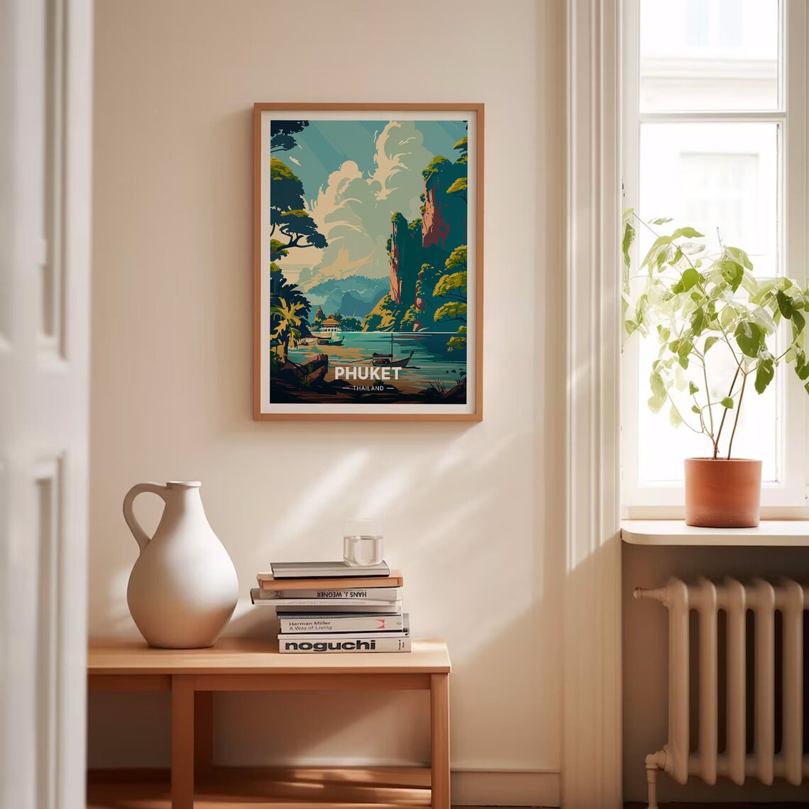 Phuket Travel Poster, Thailand Landscape Art Print - Image 4