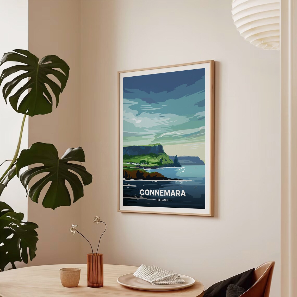 Connemara Landscape Travel Poster, County Galway Ireland - Image 2
