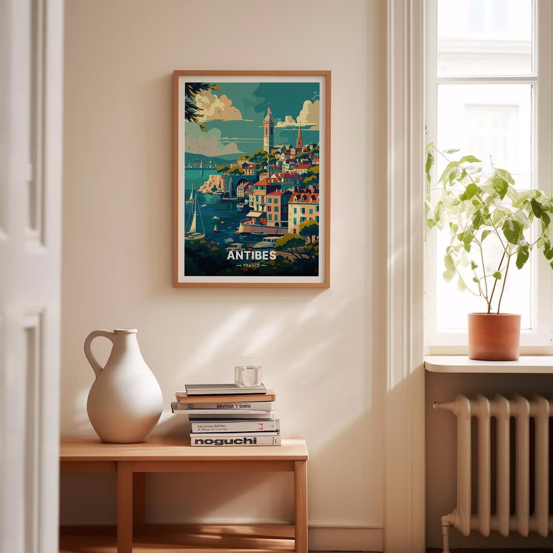 Antibes Travel Poster French Riviera Wall Art Coastal Home Decor France Travel Gift Art Lover Present Mediterranean C20 1520 - Image 4