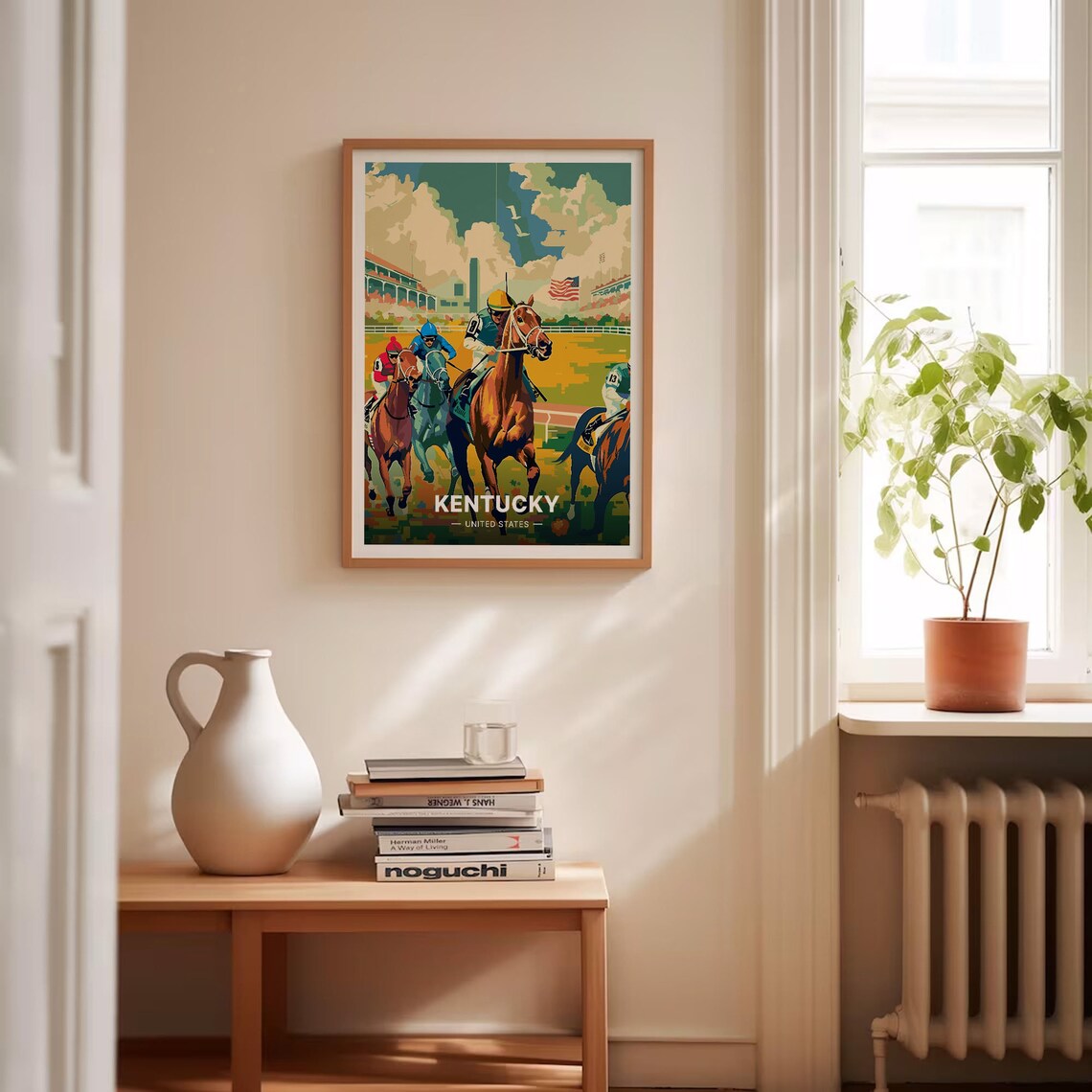 Kentucky Derby Mid-Century Modern Travel Poster - Image 4