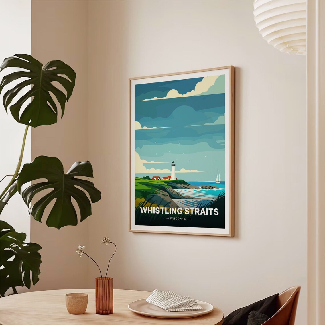 Whistling Straits Golf Course Travel Poster, Wisconsin - Image 2