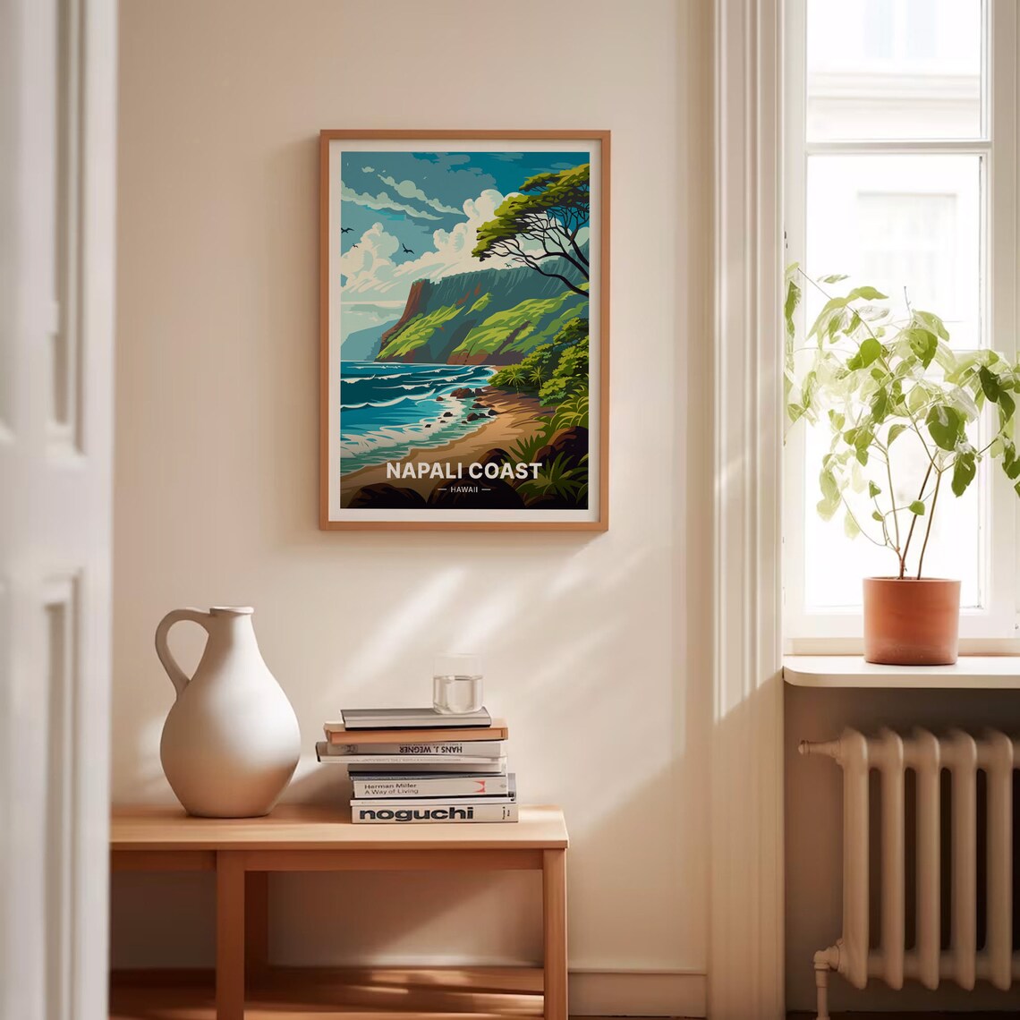 Napali Coast Hawaii Travel Poster, Scenic Wall Decor - Image 4