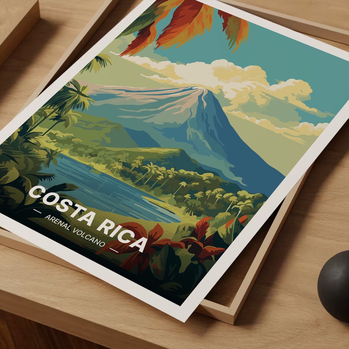 Costa Rica Travel Poster, Adventure Wall Art Print - Image 3