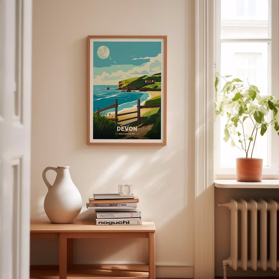 Devon Travel Poster, West Country Art Print - Image 4