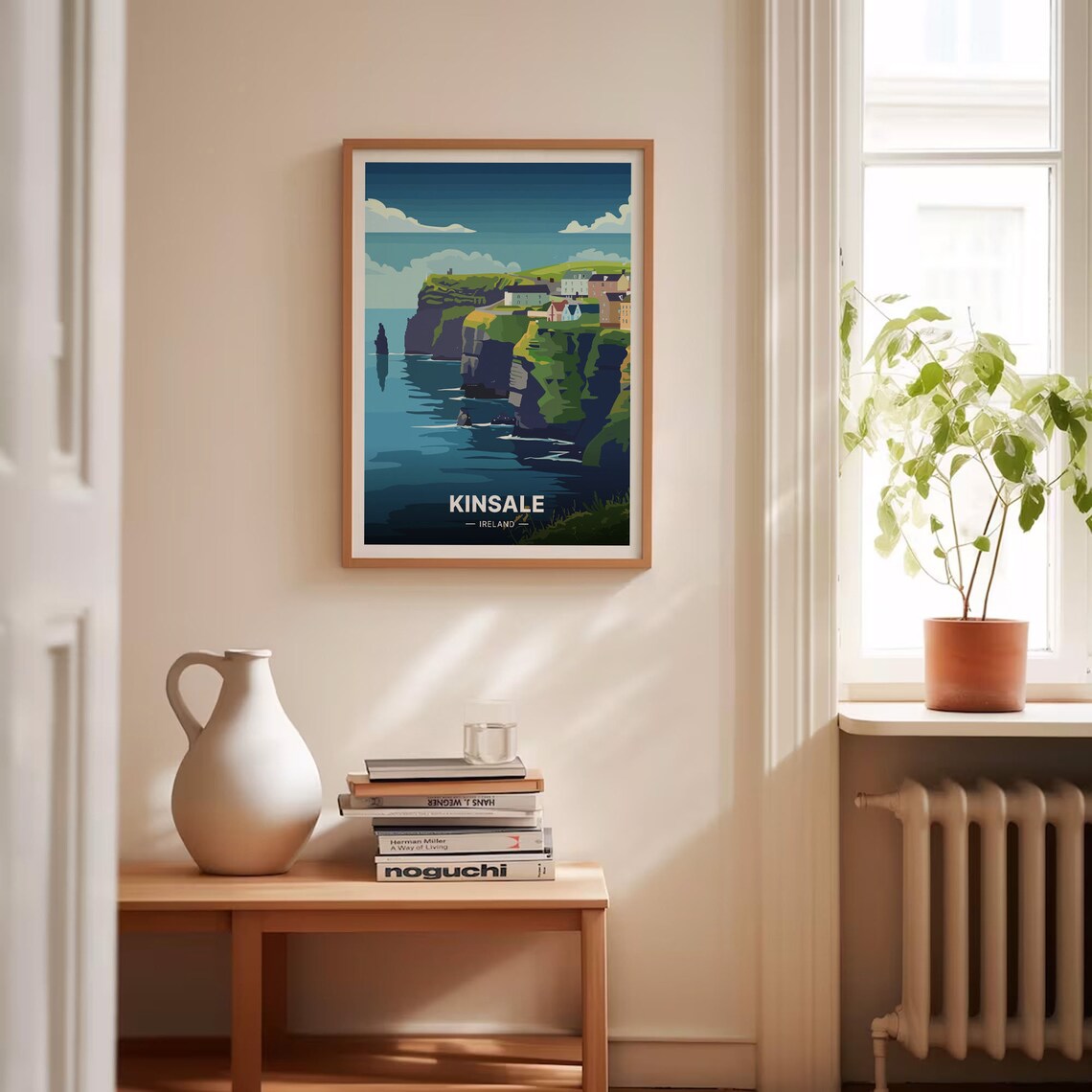 Kinsale Ireland Cliff Travel Poster Vintage Irish Coastal Village Art - Image 4