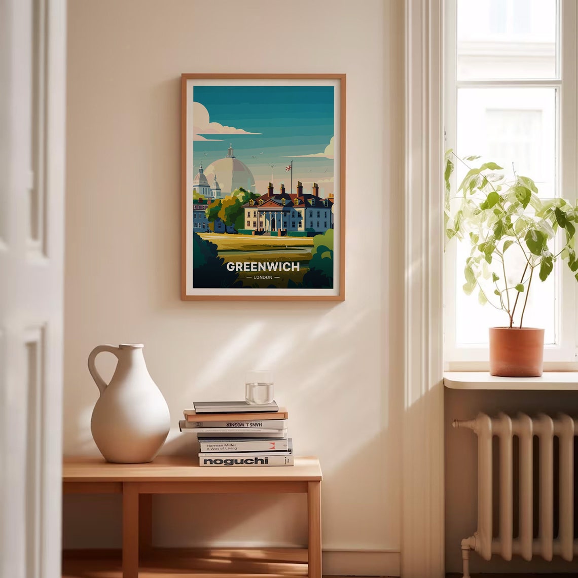 Greenwich London Historic Riverside Domes Park Union Jack Poster - Image 4
