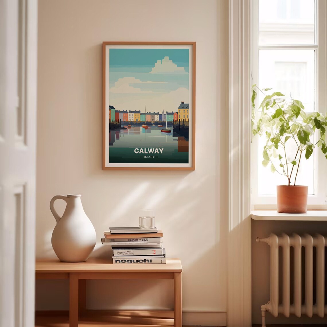 Galway Ireland Vintage Art Deco Travel Poster - Image 4