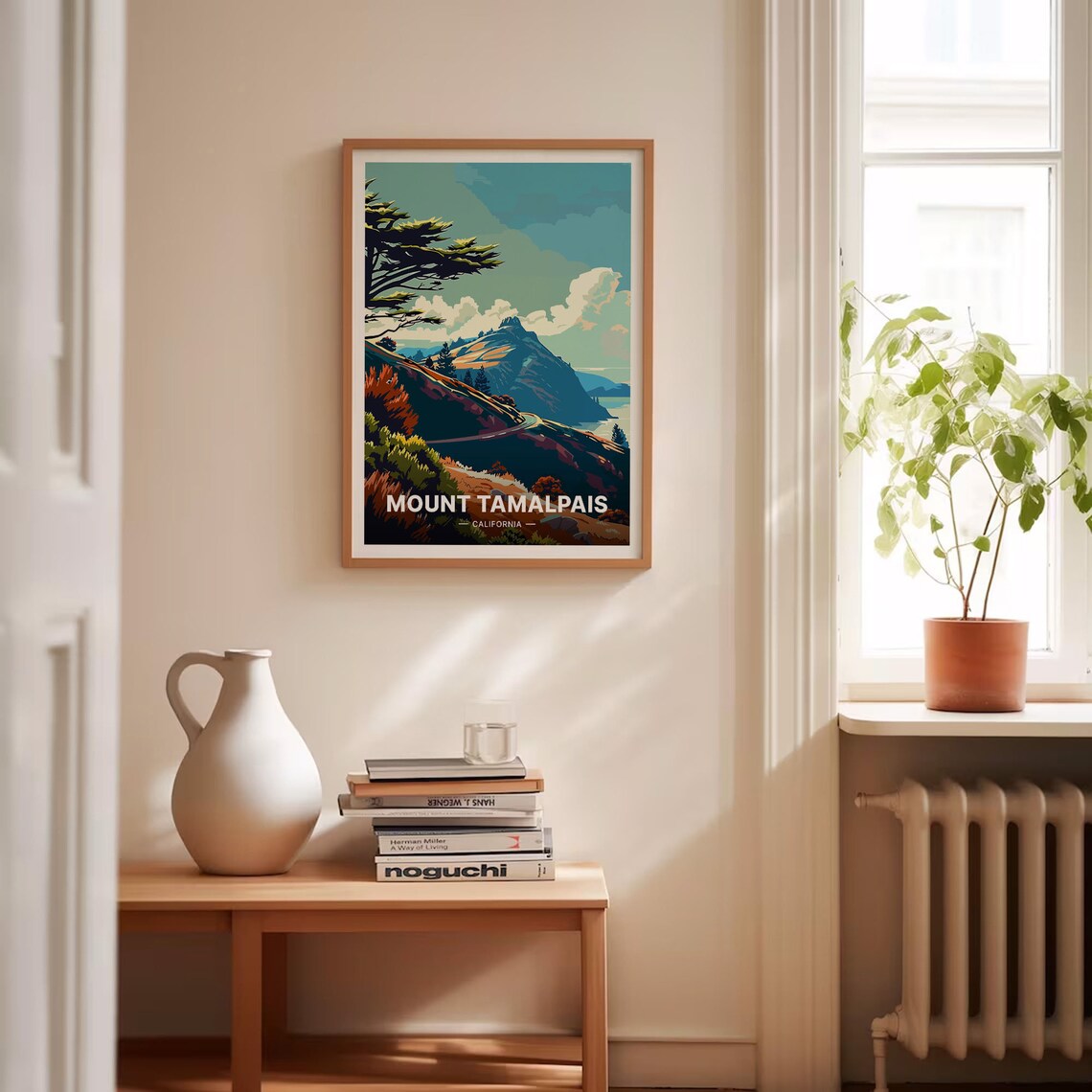 California Mount Tamalpais Travel Poster, Scenic Landscape - Image 4