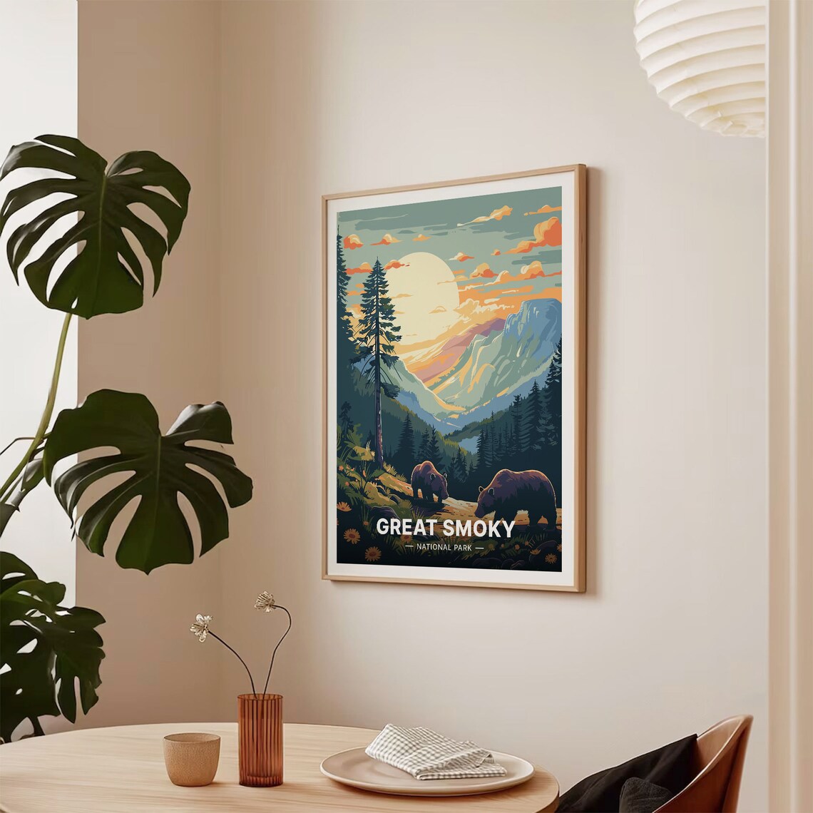 Great Smoky Mountains National Park Scenic Poster - Image 2