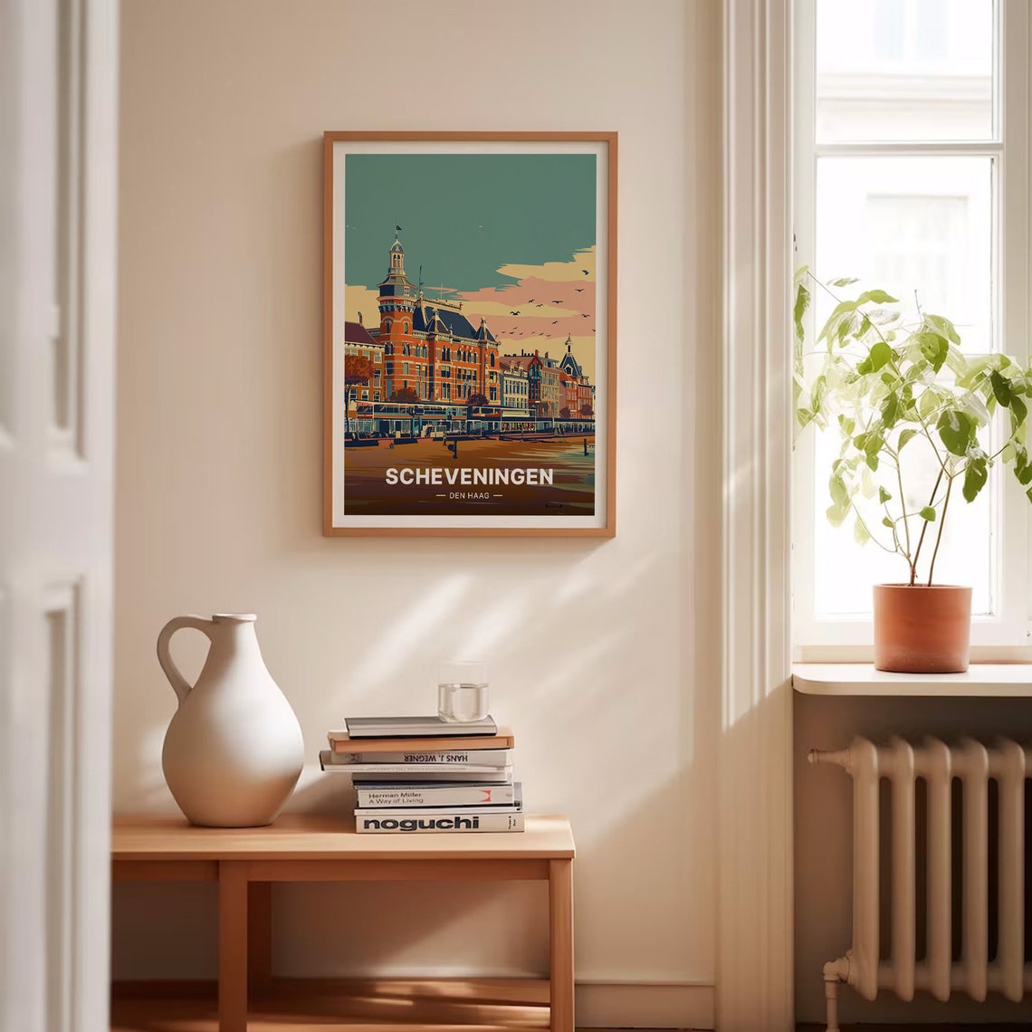 Scheveningen Den Haag Netherlands Grand Seaside Resort Travel Poster - Image 4