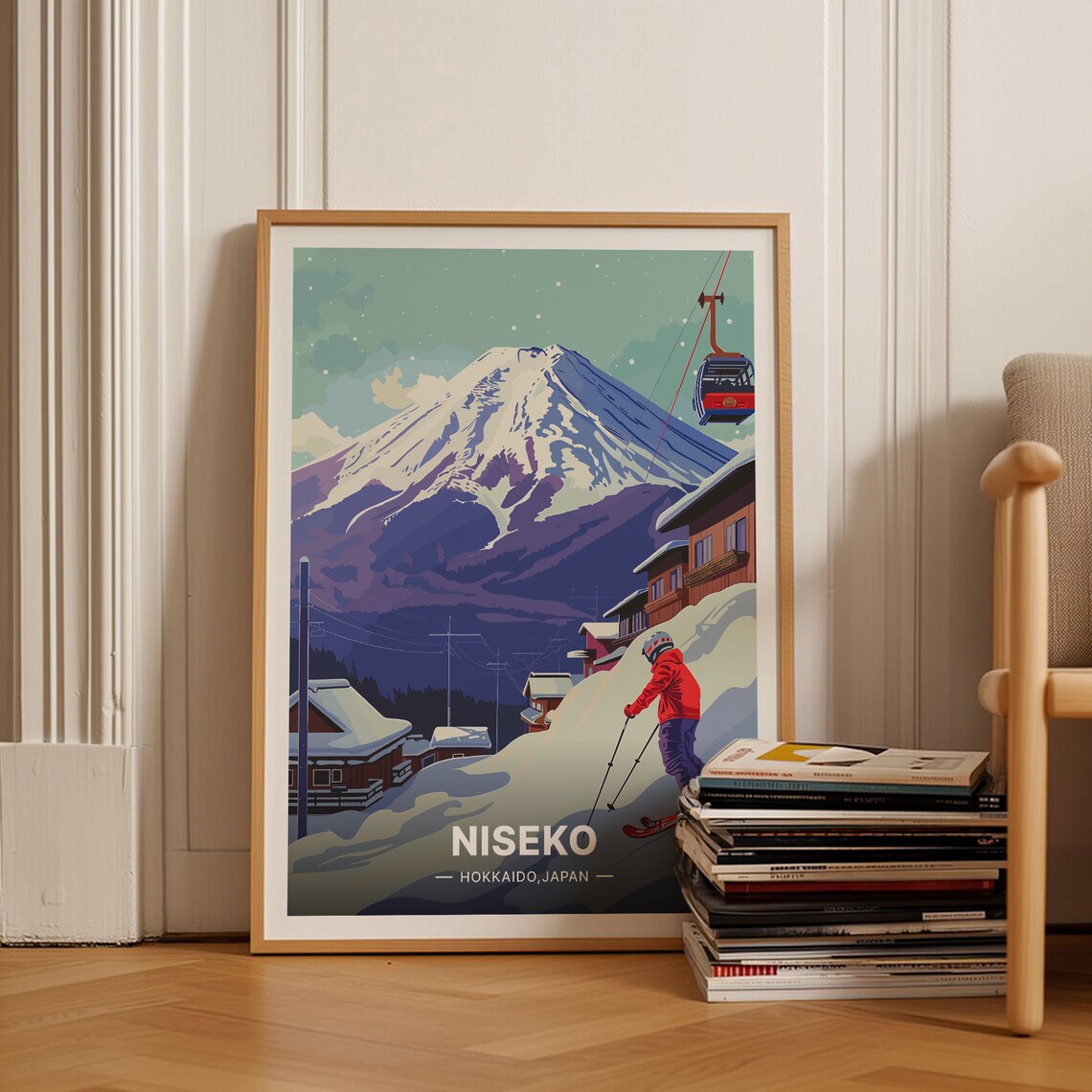 Niseko Ski Resort, Hokkaido Japan Travel Poster