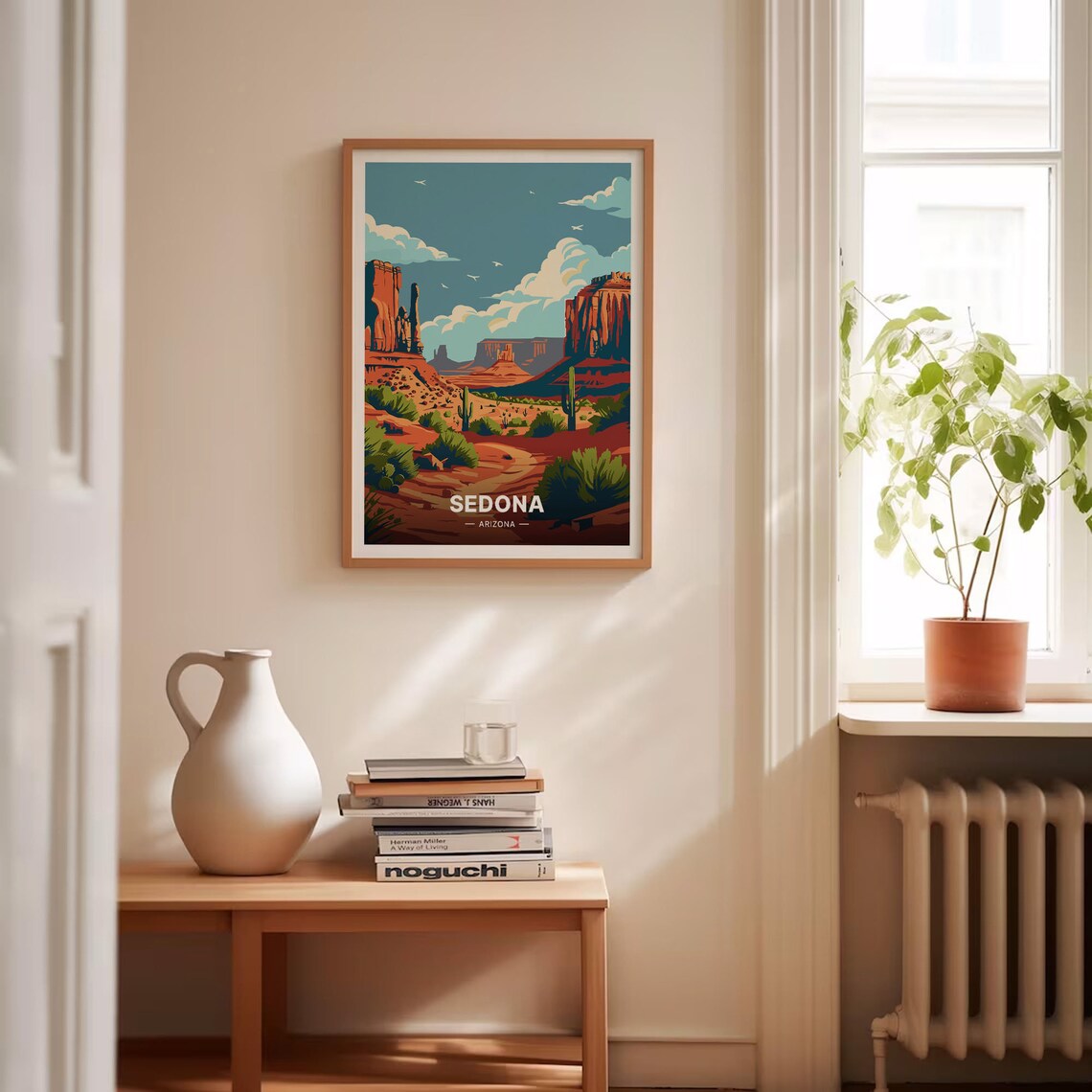 Sedona Arizona Travel Poster, Scenic Desert Landscape - Image 4