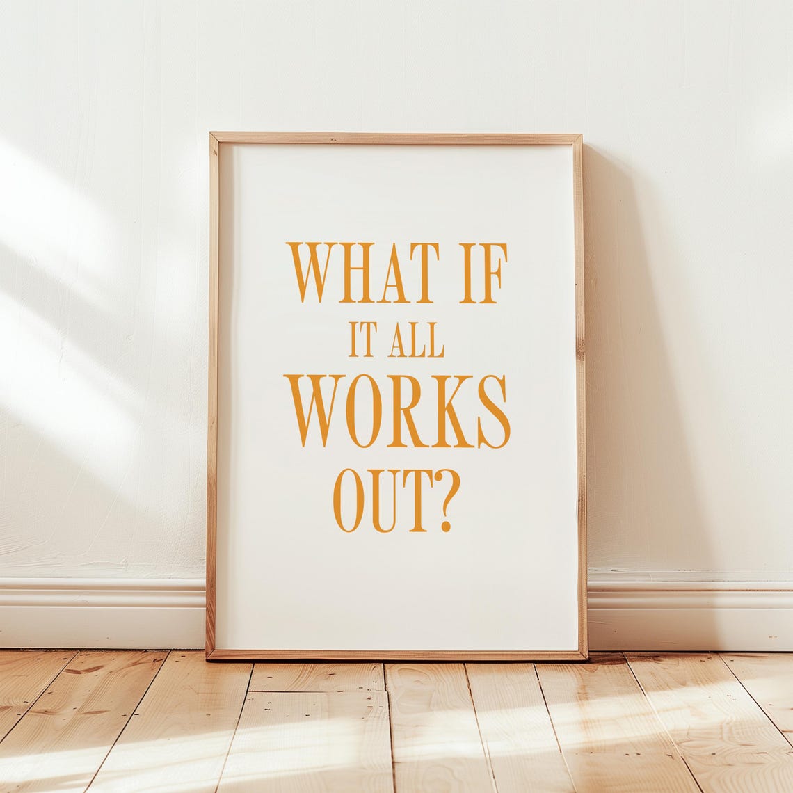 Motivational Wall Art Home Office Decor Positive Affirmation Print Mindset Quote Anxiety Relief Gift Modern Workspace Decor Inspirational - Image 2