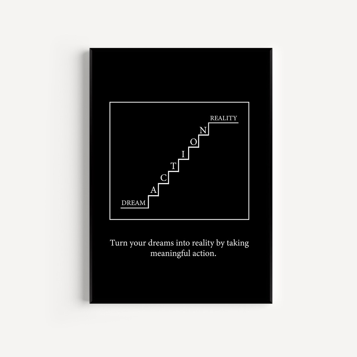 Entrepreneur Wall Art Office Classroom Motivational Hard Work Decor Inspiring Posters For
