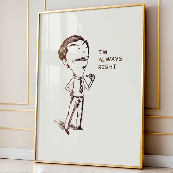 Funny Office Wall Art Home Decor Modern Prints