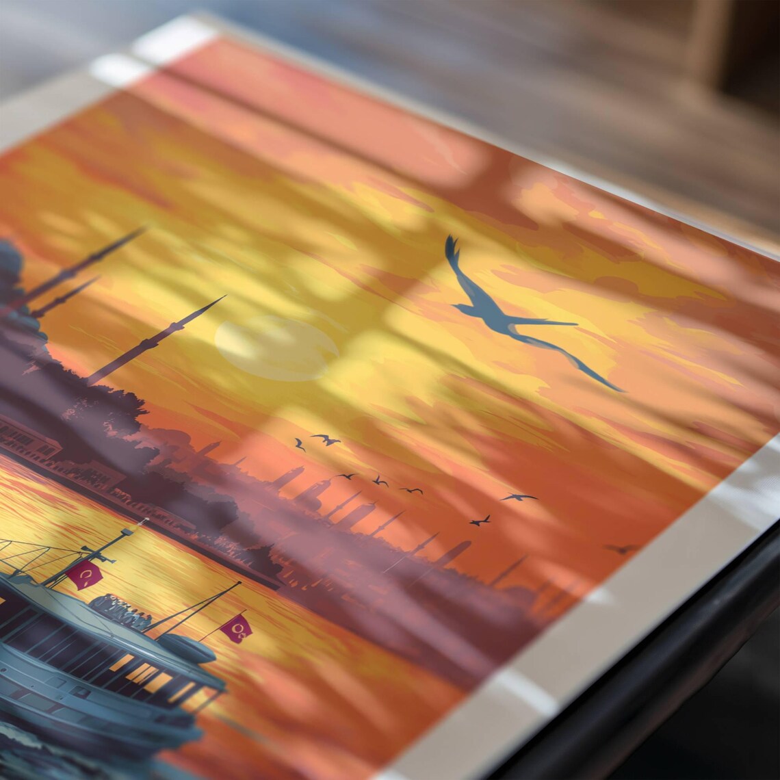Istanbul Cityscape, Travel Poster - Image 2