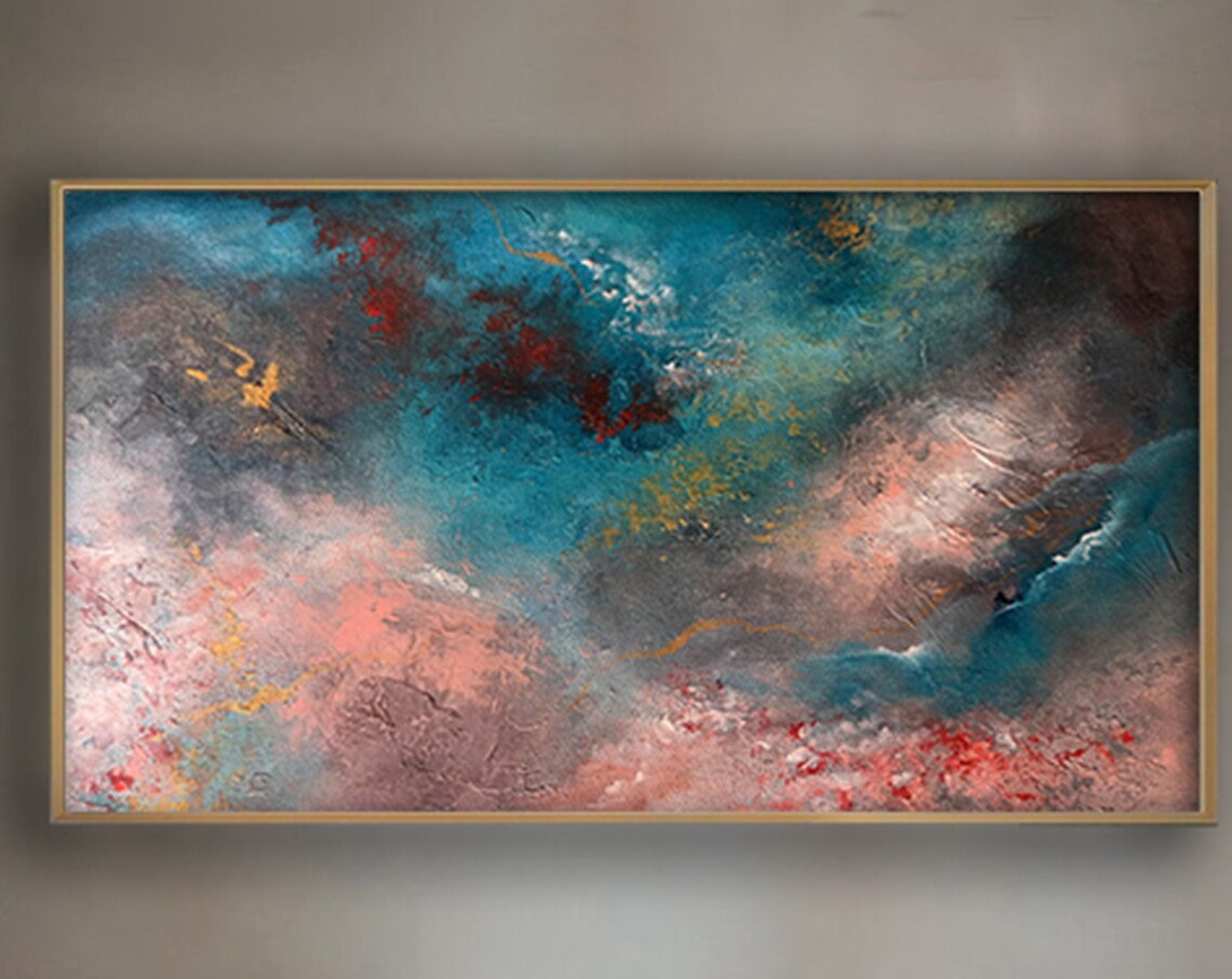 Abstract Oil Painting, Oversize Wall Art Print - Image 4