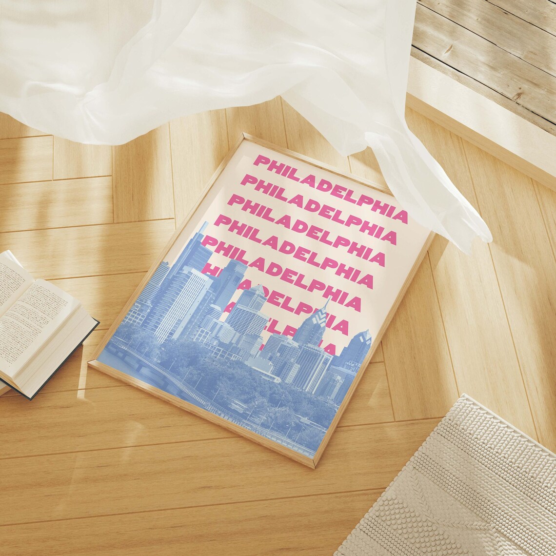 Philadelphia Travel Print Art, Trendy Wall Art - Image 6