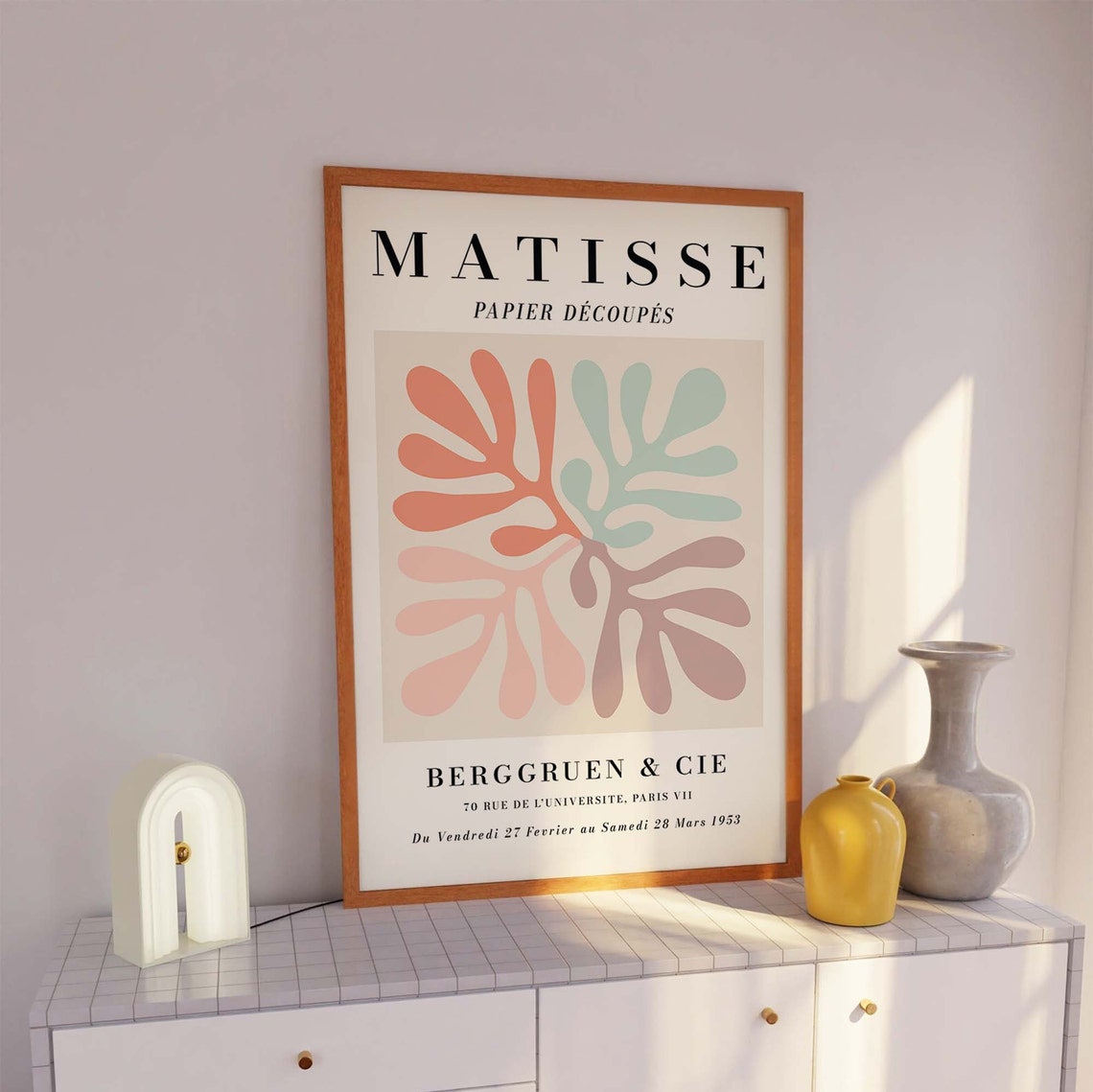 Matisse Papier Decoupes 1953 Exhibition Pastel Abstract Art Poster - Image 2