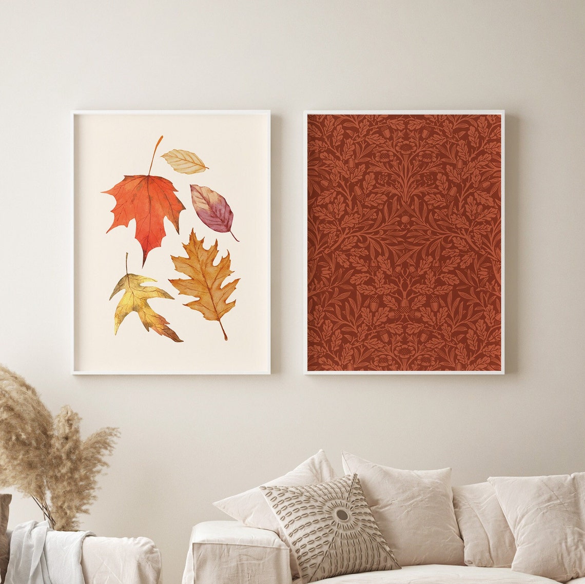 Fall 8 Autumn Leaves Gallery Bundle Rustic Seasonal Decor Poster - Image 3