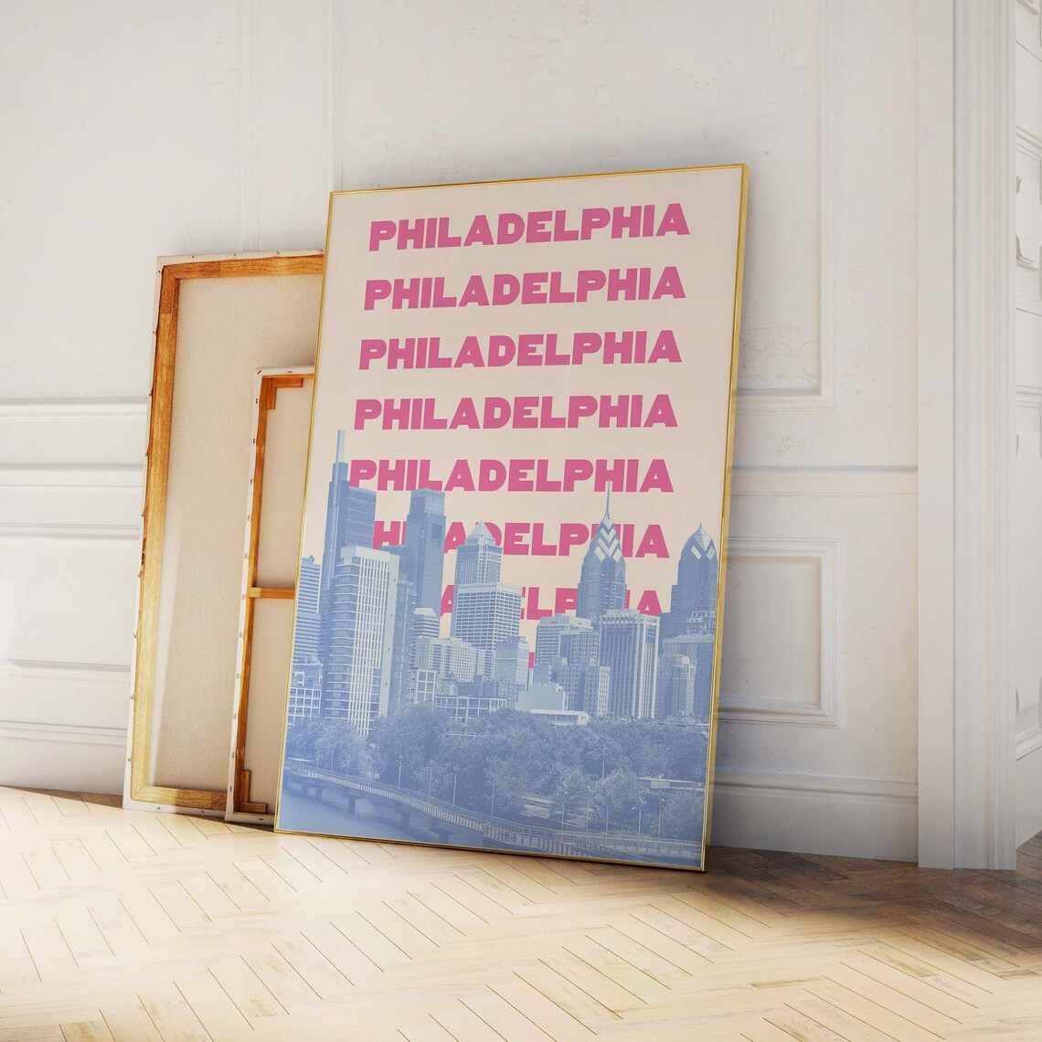 Philadelphia Travel Print Art, Trendy Wall Art - Image 5