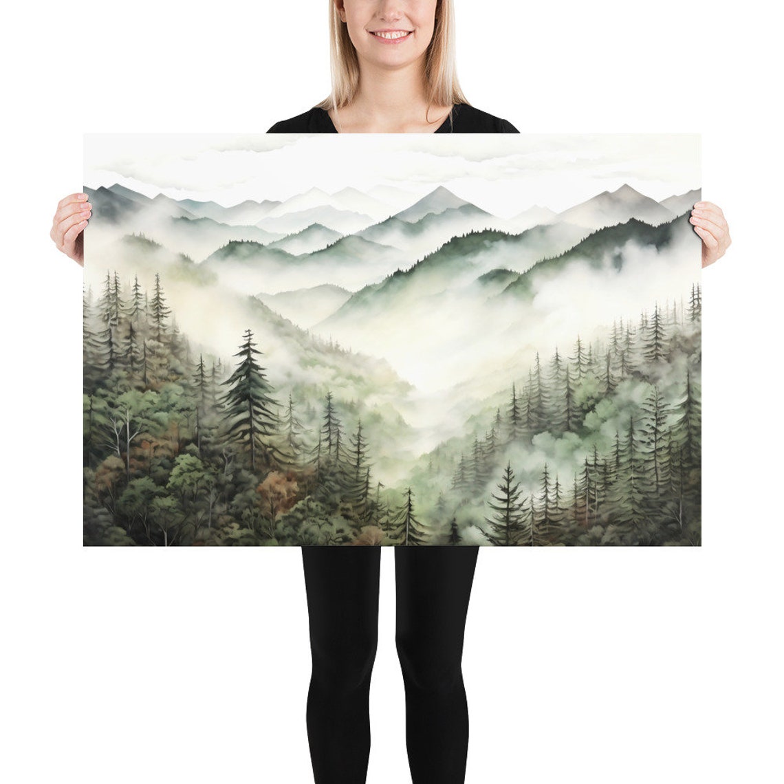 Great Smoky Mountains National Park Travel Poster - Image 3