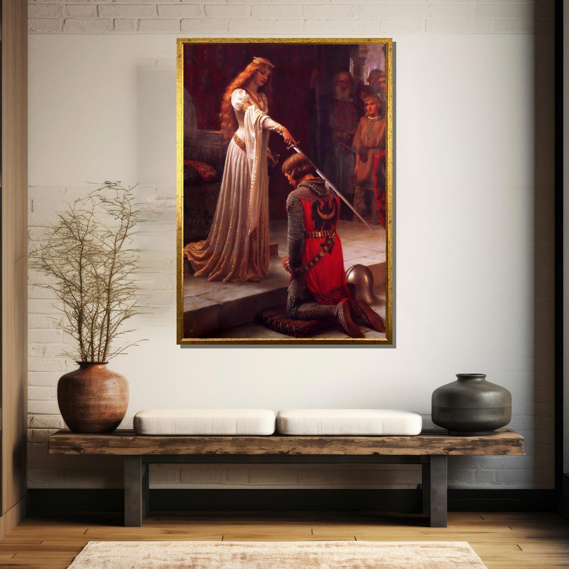 Edmund Blair Leighton The Accolade Knighting Ceremony Poster - Image 5