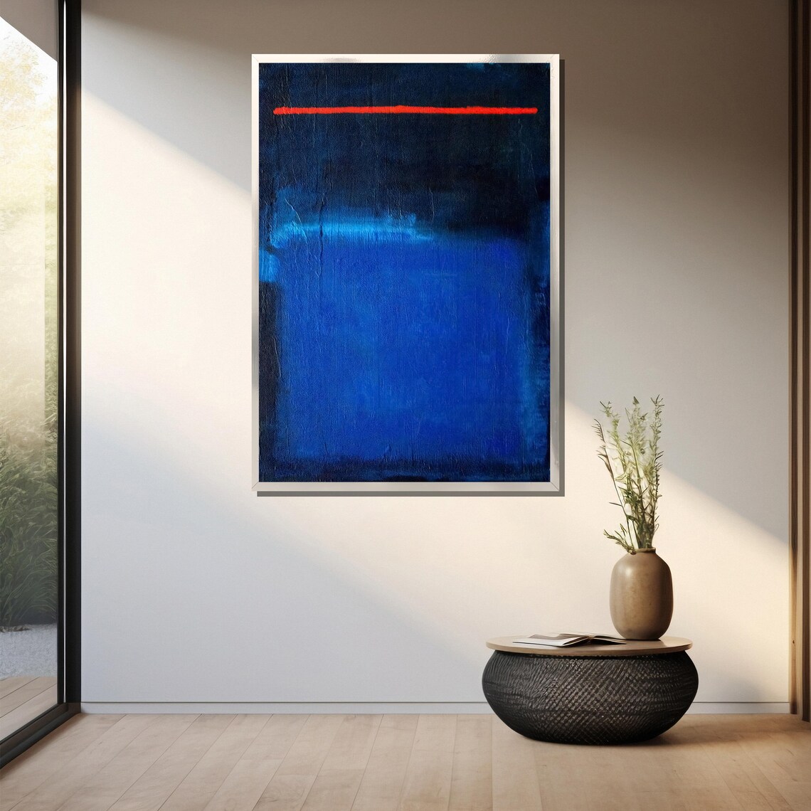 Mark Rothko Untitled Blue and Red Abstract Art Print - Image 3