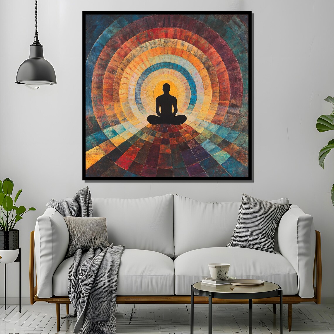 Abstract Meditation Painting, Mindfulness And Inner Peace - Image 4