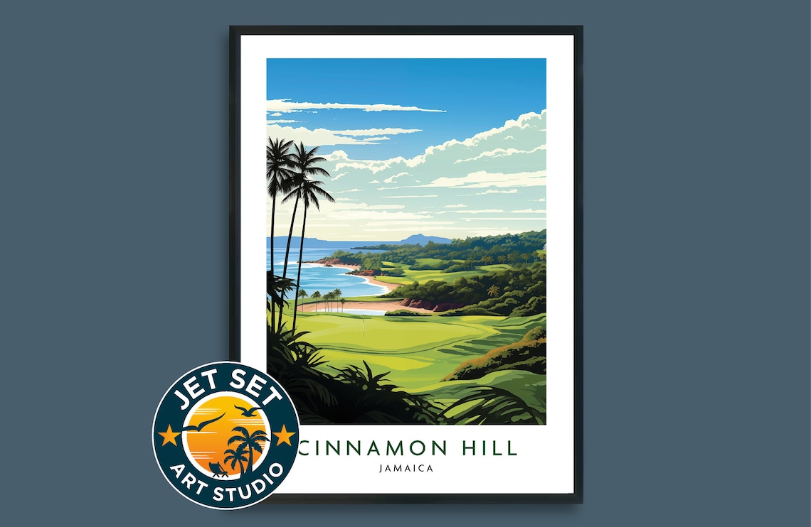 Cinnamon Hill Golf Course Travel Poster, Montego Bay